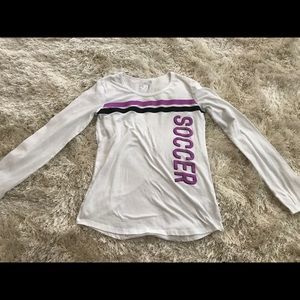 Justice-long sleeve soccer tee shirt ⚽️